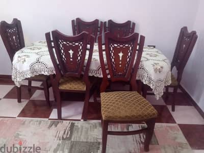سفرة 6 كراسى ممتازة