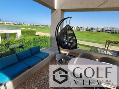 سنيور شاليه روف 5 غرف للبيع ( مباشر عالجولف ) مفروش بالكامل في هاسيندا باي – سيدي عبدالرحمن – الساحل الشمالي