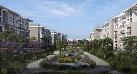 Apartment facing the sea in the city of Al-Shorouk on the Suez Road directly in front of Madinaty and the spine