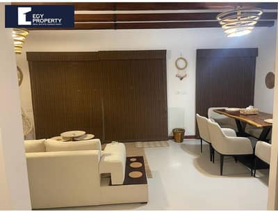 Chalet 1st row on lagoon For Sale in Swanlake Gouna Fully Furnished with attractive price