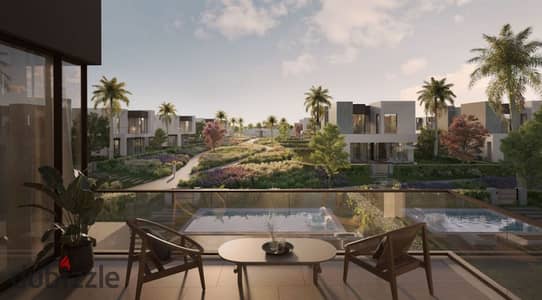 Townhouse with air conditioners in Solana next to Vye & Karmell Sodic