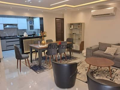 Apartment for sale in Al Rehab City, near Avenue Mall Ground floor, 133 sq m with a 95 sq m private garden Largest garden area in the city Hotel