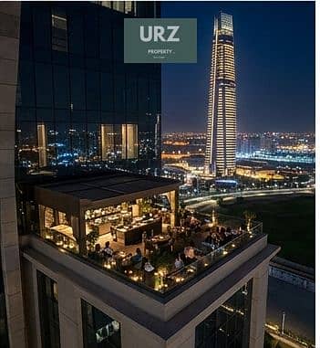 Your chance for the strongest commercial investment with guaranteed return in New Capital restaurant for sale at Tag Tower facing Iconic Tower