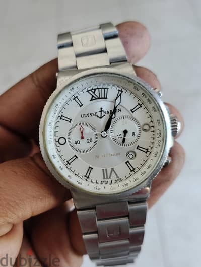 ساعه ناردين اورجينال قيمه للغايه سويسري صلب بالكامل كوارتز عدادات