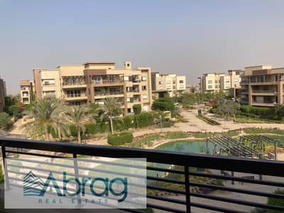 Apartment for sale, 175 sq m, 3 rooms, kitchen, air conditioning, lagoon view, New Giza Westridge Compound