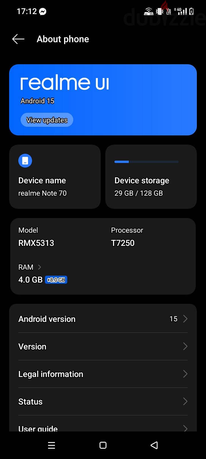 Realme Note 70 4