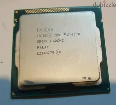 معالج i7 3770 ورامات ١٦gb ddr3 hyperx