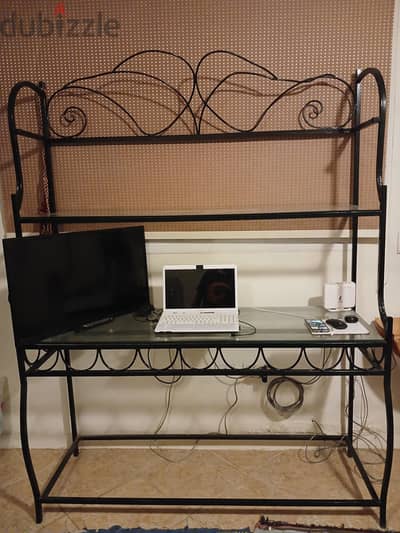 forged iron tv stand كونسول مكتبه مكتب تليفزيون فورفورجيه