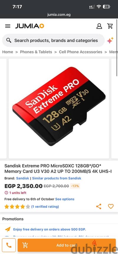 128 G sandisk extreme pro