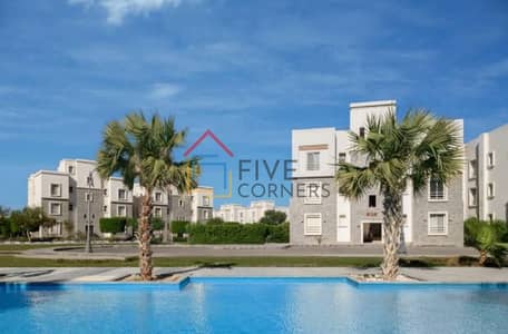 Immediate delivery fully finished 2-bedroom chalet for sale lagoon view with private garden prime location in Sidi Abdel Rahman near Fouka Road
