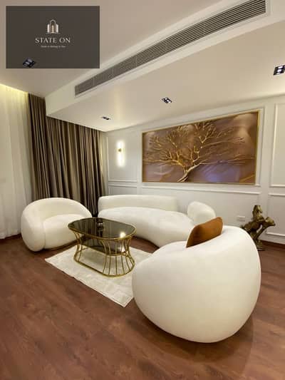 Luxury villa for rent, fully furnished with modern furniture, prime location, ready for immediate occupancy in Madinaty.