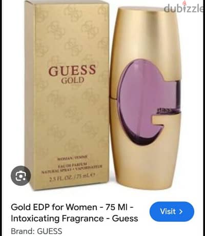 Guess Gold 75ml original new