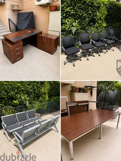 Office furniture - 12 items - Never used like new