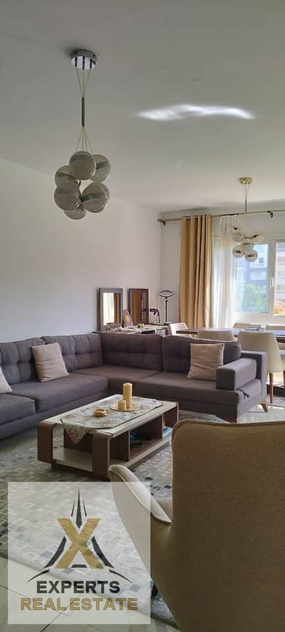 140m furnished apartment for rent in Madinaty directly in front of services at b12