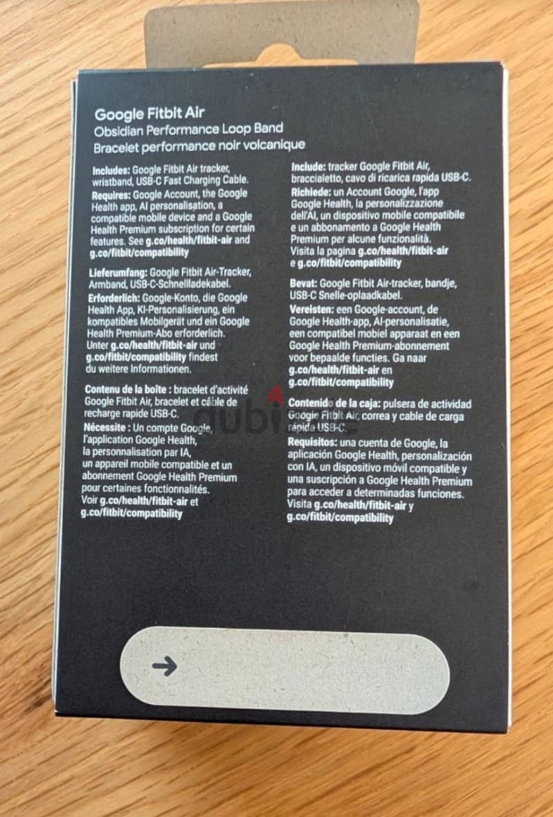 Google Fitbit Air New 24/6 1