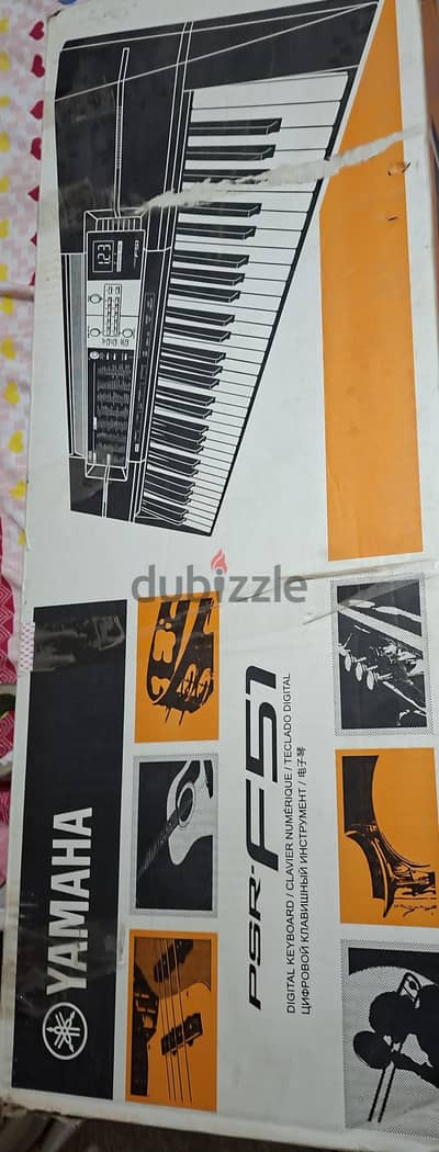 للبيع اورج ياماها F51كسر زيرو  بالكرتونه لم يستخدم غير مره واحده فقط