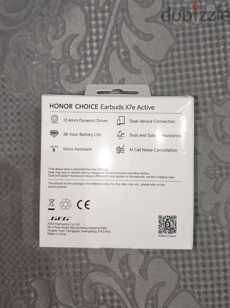 Honor X7e active noice cancelling earbuds 1