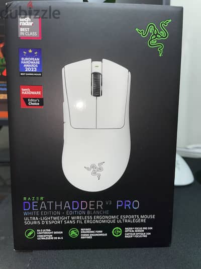 RAZER DEATH ADDER V3 PRO (WHITE EDITION)