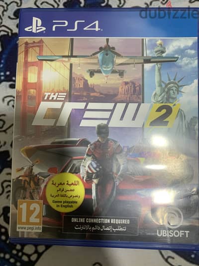 The crew 2 ps4 متوفرة باللغتين