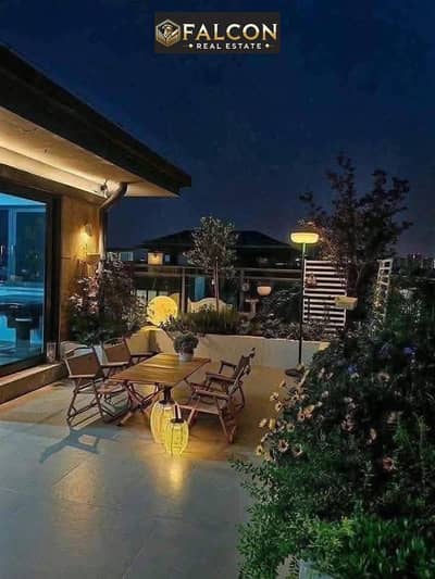 lagoon view fully finished apartment with roof for sale in eljar next to madinaty and patio and al borouj and maadi view and cleopatra palce