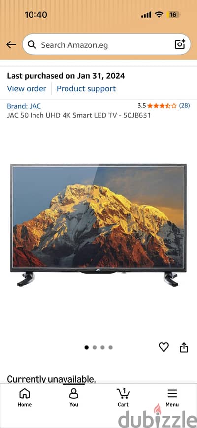 شاشة / تليفيزيون  چاك  ٥٠ بوصة  اندرويد سمارت 4k