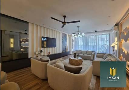 Apartment for sale in Al Maqsad Compound, ready for immediate occupancy, with a down payment of only 500,000.3 rooms, located opposite the Iconic Tow