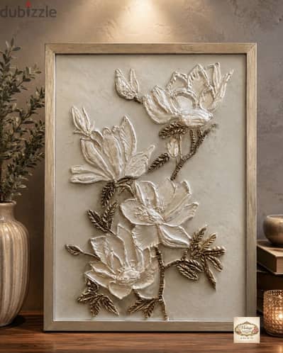 Luxury 3D Floral Wall Art
