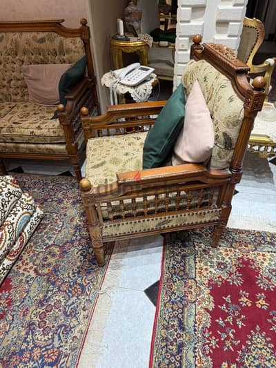 انتريه خشب أرابيسك