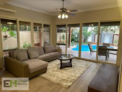 Furnished apartment with pool in Katameya Heights