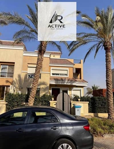 Corner townhouse villa for sale in Sarai. 950k down payment, installments up to 12 years, big cash discount with cash installment options.