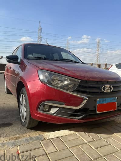 لادا جرانتا 2022 اعلى فئة فابريكا بالكامل حالة الزيرو Lada Granta 2022