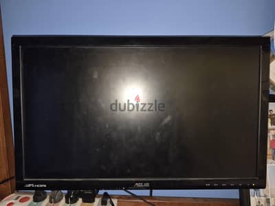شاشة asus استعمال نظيف  ٢٤ انش  60 hrtz