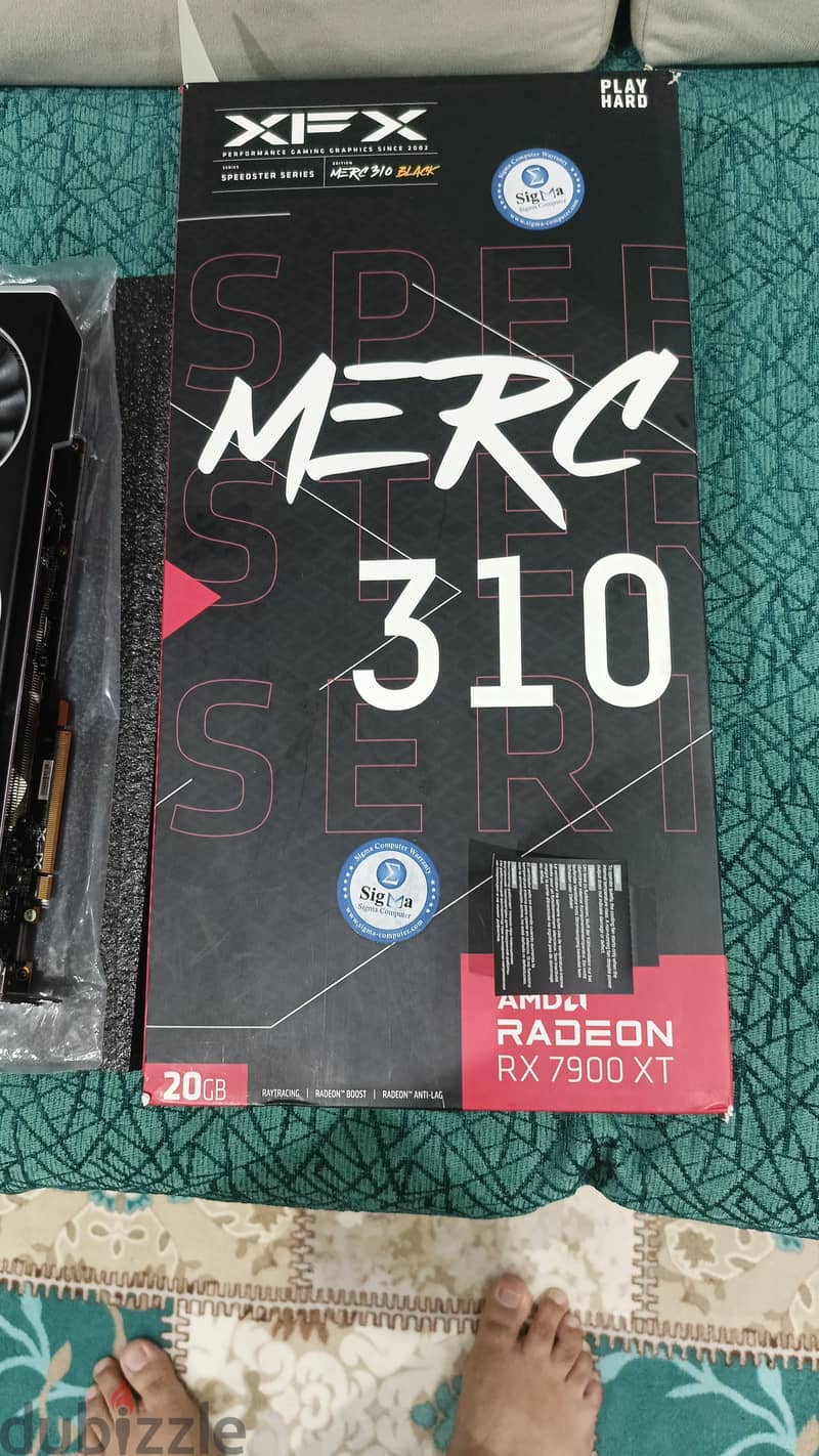 AMD 7900XT 20GBvram 1