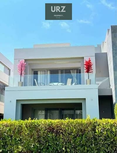 Best duplex chalet with roof open to sea with a 30% discount  Fully finished with ACs in Ras El Hekma for sale near Hacienda Mountain View Modon Fouka