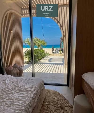 Chalet for sale  200m from sea in Ras El Hekma North Coast. Full sea view fully finished with ACs & kitchen near Hacienda Marseilia  Telal