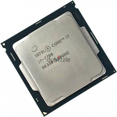 بروسيسور Core i7 جيل سابع بحالة الزيرو للبيع - قابل للتفاوض بدون علبة