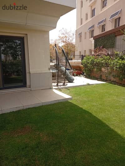 A 3-bedroom ground-floor apartment with a private entrance, including 3 bedrooms, is available for first-time occupants in Mivida Emaar Compound, Fift