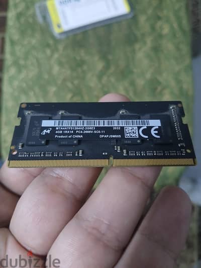 Ram 4g ddr4 2666mhz laptop رام لابتوب اصلية اربعة جيجا