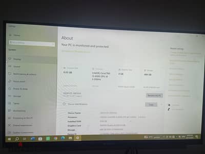 جهاز جيل سادس مع كارت نفيديا ٤ جيجا فعلي مناسب للالعاب