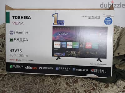 Toshiba 43 smart android VIIDA  new