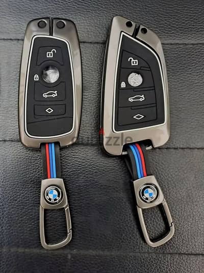 جراب مفتاح معدن  سليكون  دلايه bmw
