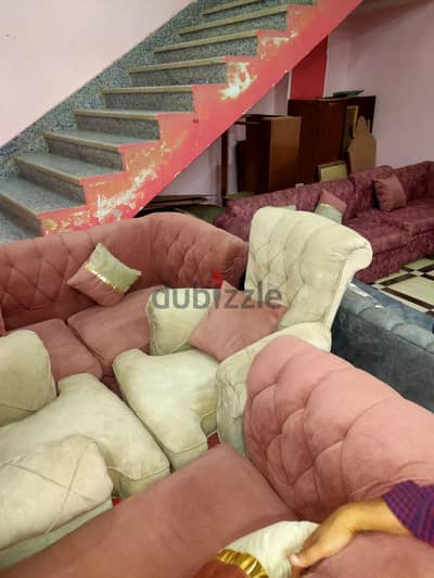 انتريه ٢ كرسى ٢ كنبه