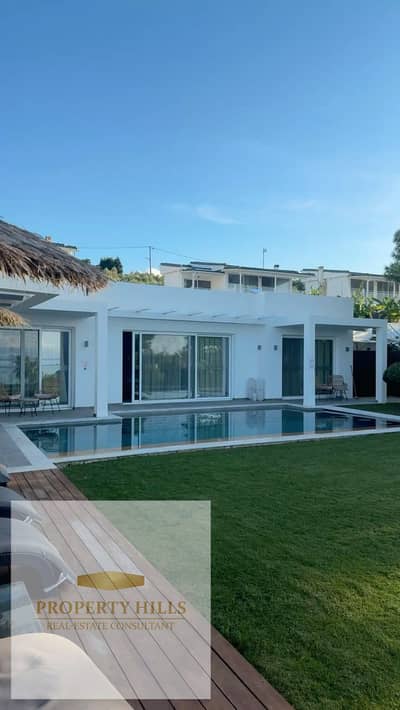 A distinguished villa, ready to move in, fully finished with air conditioning and a kitchen, in Sidi Hanish.