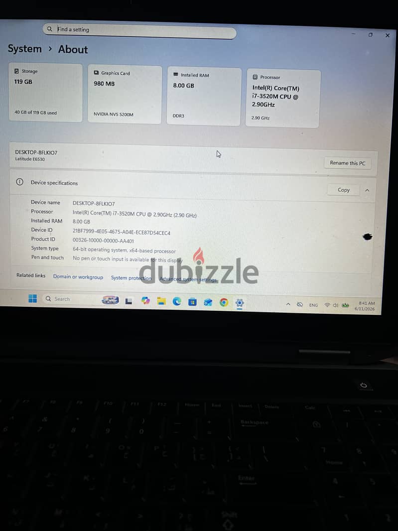 Dell latitude E6530 3