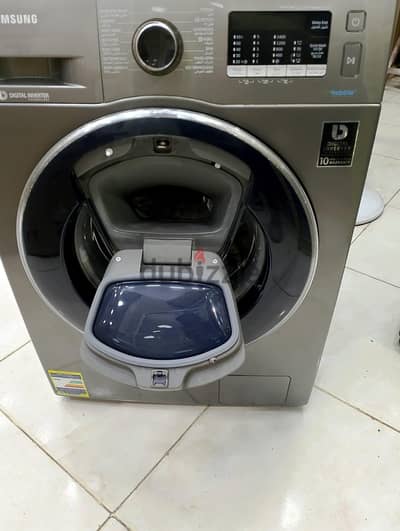 غسالة سامسونج 8 كيلو AddWash   موديل WW80K5410UX1
