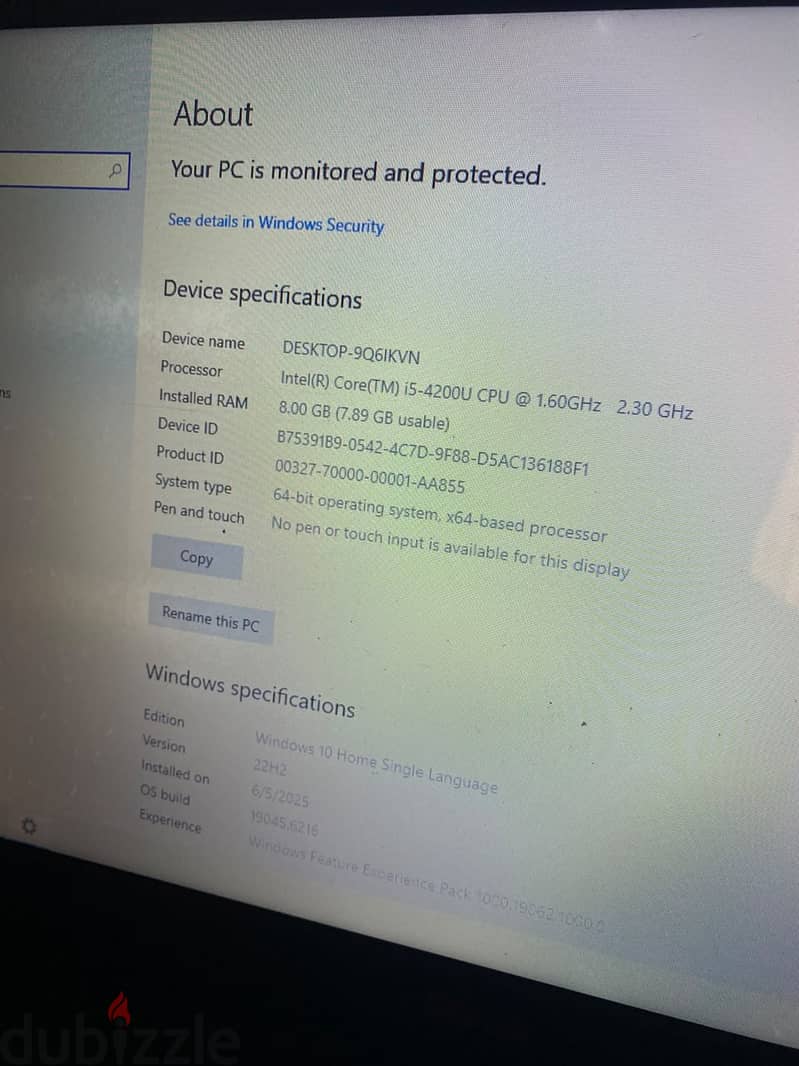 laptop dell corei5 4th generation 5