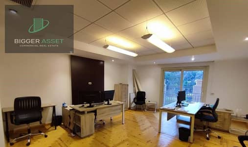 For Rent fitted Office 200 Sqm open space in Degla Maadi