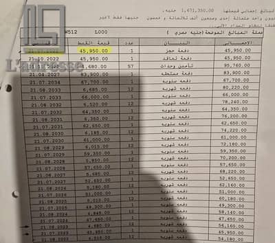  استوديو للبيع في مدينتي – B8 