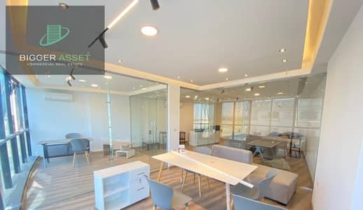 Fully Furnished office For rent 250 Sqm in Zahraa Al Maadi
