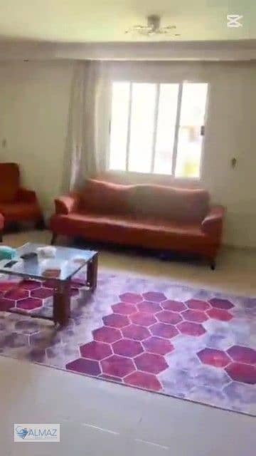 Furnished 170 sq m apartment for rent in Al Rehab, Block 72, near main roads.